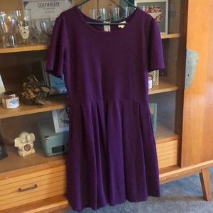 Lularoe Purple Dress with Pockets